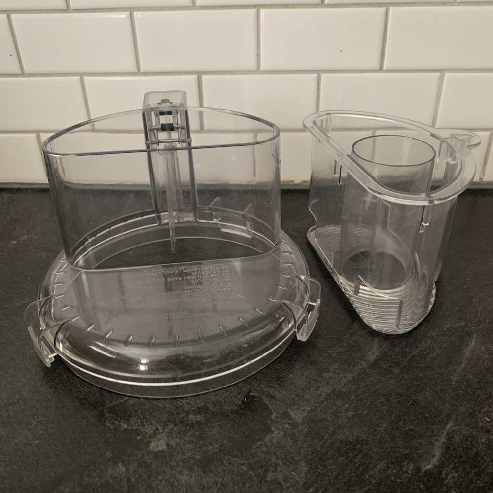 Cuisinart DLC-2007N Food Processor Replacement Lid Cover & Sleeve Chute‎